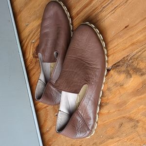 Raum goods leather loafers grounding